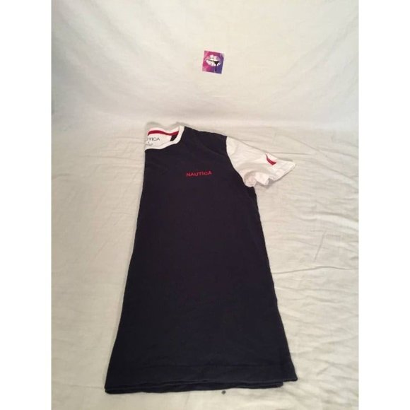 Nautica Colorblock Shirt Mens sz Large Colorblock Short Sleeve T-Shirt - Picture 5 of 5